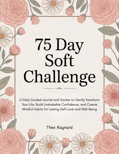 75 Day Soft Challenge: A Daily Guided Journal and Tracker to Gently Transform Your Life Build Unshakable Confidence and Create Mindful Habits for Lasting Self-Love and Well-Being.