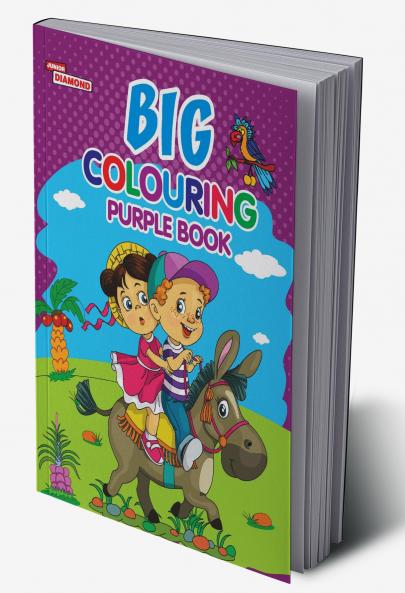 Big Colouring Purple Book for 5 to 9 years Old Kids| Fun Activity and Colouring Book for Children