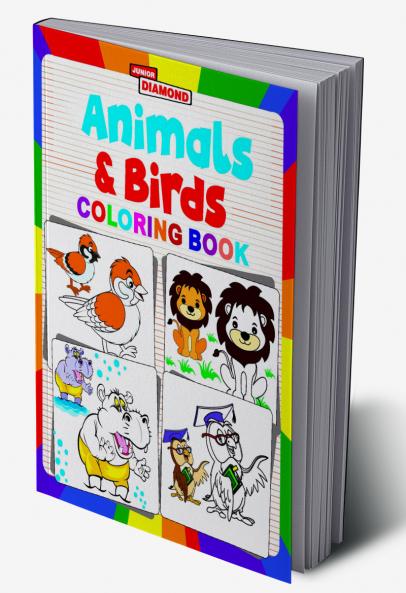 Animals And Birds Colouring Book