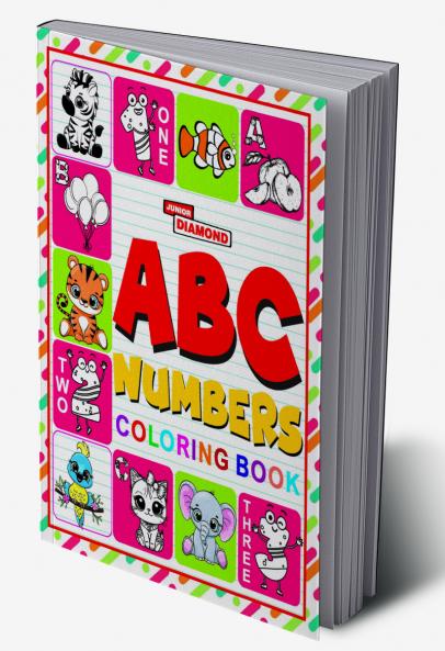 ABC And Numbers Colouring Book