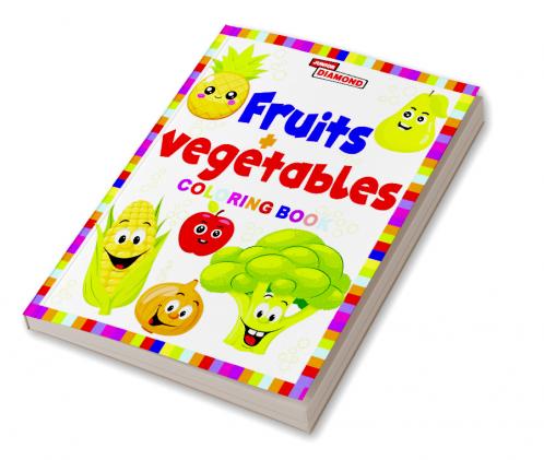Fruits And Vegetables Colouring Book