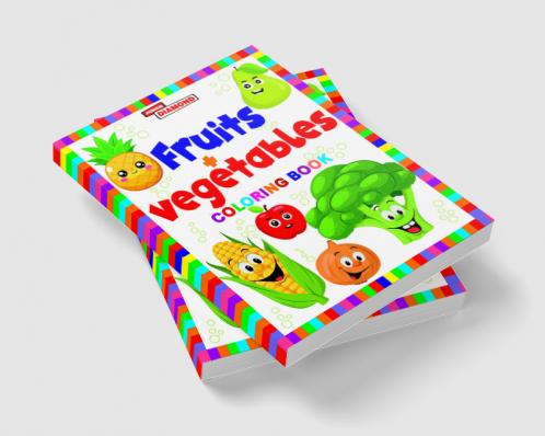 Fruits And Vegetables Colouring Book