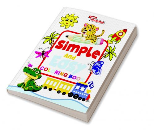 Simple and Easy Colouring Book