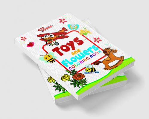 Toys And Flowers Colouring Book