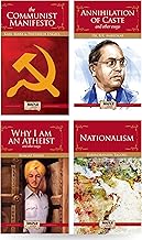 Politics - Classic Books - Annihilation of Caste Why I Am an Atheist Nationalism Communist Manifesto (Set of 4 Books)