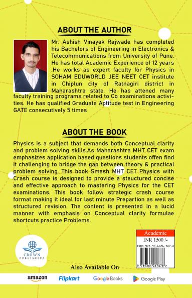 Smash MHT CET Physics with  Crash Course