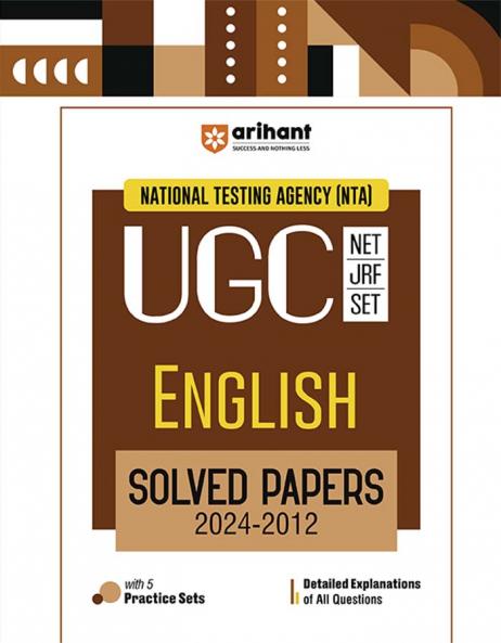 NTA UGC NET /JRF/SET 2025 - English Solved Papers (2024-2012)