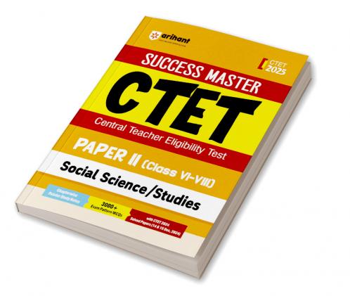CTET Social Science / Studies Class VI-VIII (Paper -2) 2025 | Study Guide | English Medium