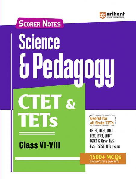 CTET & TETs  2025 Scorer Notes Science & Pedagogy  Class (VI - VIII) | English Medium