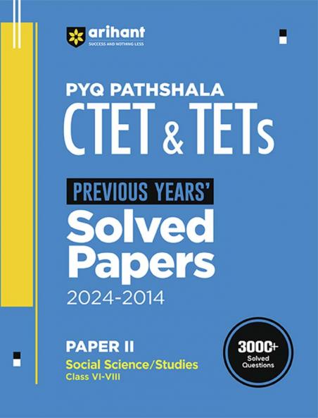 CTET Social Science Solved Class 68 €