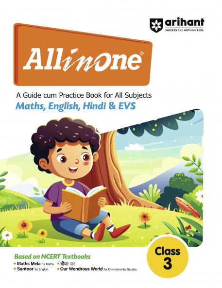 All in One Maths , English , Hindi & EVS Class 3 | A Guide cum Practice Book for All Subjects