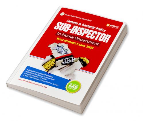 Jammu & Kashmir Police Sub - Inspector In Home Department Recruitment Exam 2025 | English Medium