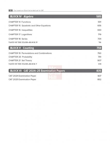 Courseware on Quantitative Aptitude for CAT 2026 13e