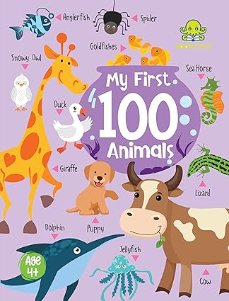 My First 100 Animals Mini Board Book