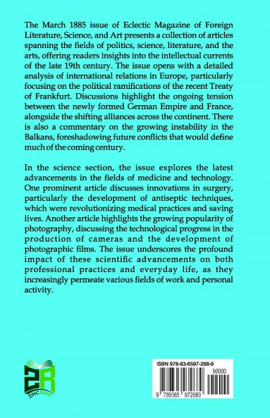 Eclectic Magazine of Foreign Literature Science and Art March 1885