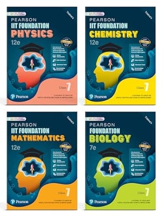 Pearson IIT Foundation' 25 Class 7 Physics Chemistry Mathematics Biology| NEET NTSE & Olympiad Exams| Free acess to Online Assessments Video Solutions & Interactive Tests