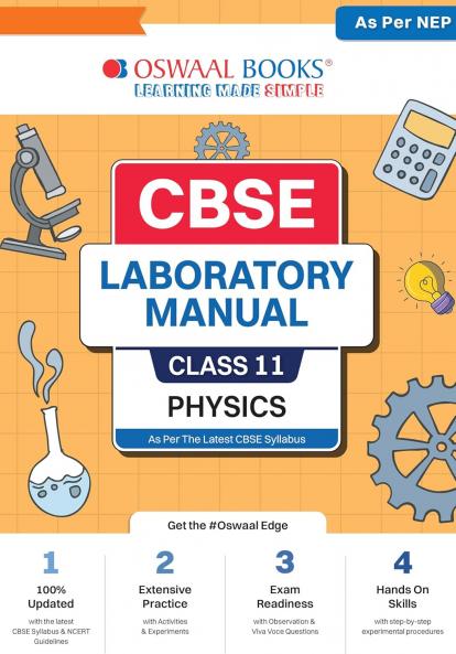 Oswaal CBSE Laboratory Manual Class 11 Physics Book (Latest Edition)