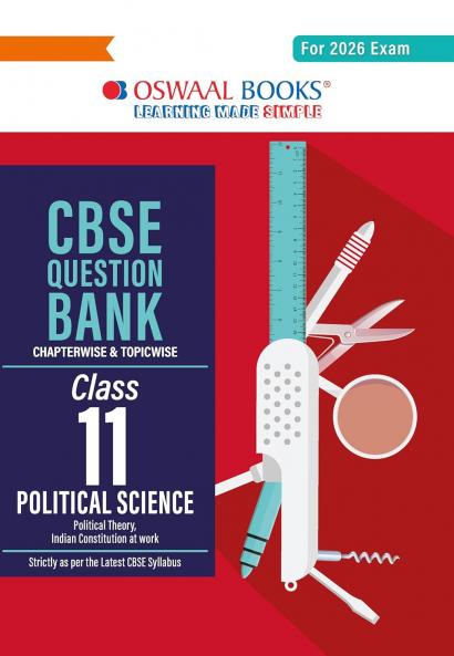 Oswaal CBSE Question Bank Class 11 Political Science For 2026 Exam