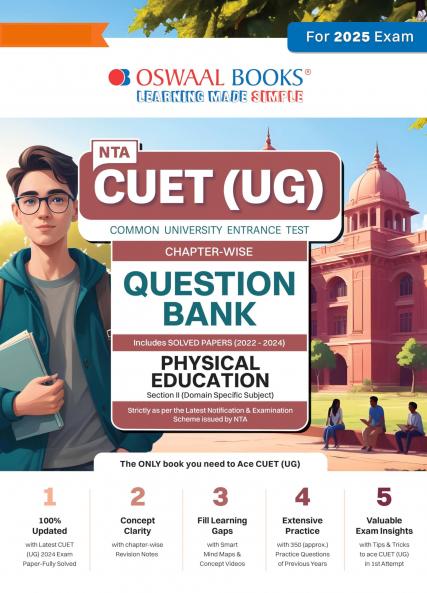 Oswaal NTA CUET (UG) Chapterwise Question Bank Physical Education (For 2025 Exam)