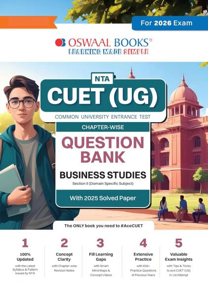 Oswaal NTA CUET (UG) Chapter-wise Question Bank Business Studies For 2026 Exam