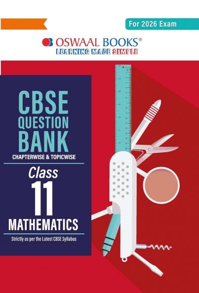 Oswaal CBSE Question Bank Class 11 Mathematics For 2026 Exam