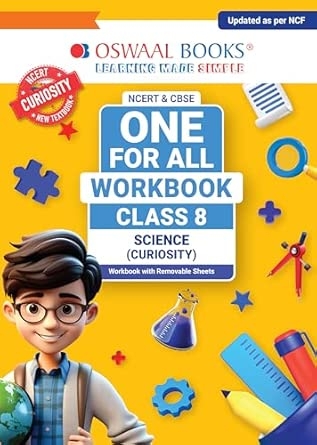 Oswaal NCERT & CBSE One For All Workbook Science (Curiosity) Class 8
