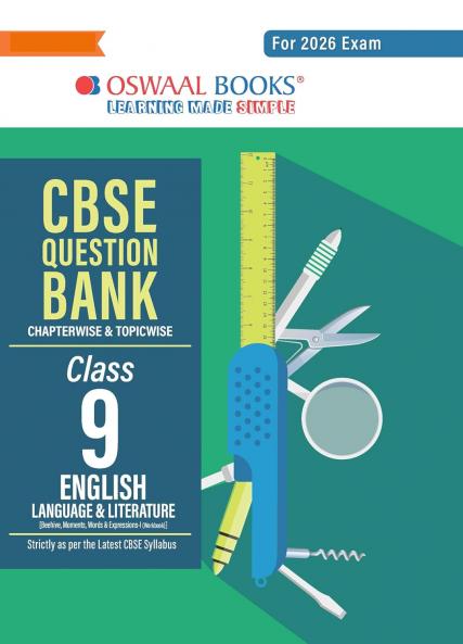 Oswaal CBSE Question Bank Class 9 English Language & Literature For 2026 Exam