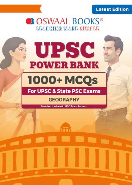 Oswaal UPSC Power Bank:1000+ MCQs for UPSC and State PSCs Exams Geography