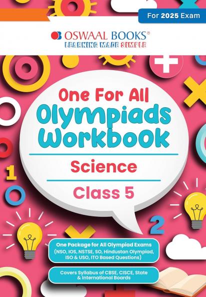 Oswaal One for All Olympiads Workbook Class 5 Science For 2025 Exam