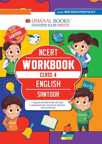 Oswaal NCERT Workbook Class-4 English (Santoor)