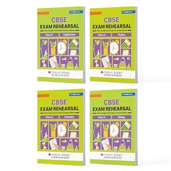 Oswaal CBSE Exam Rehearsal Class 12 (Set of 4 Books) English Physics Chemistry & Biology For 2025 Board Exam