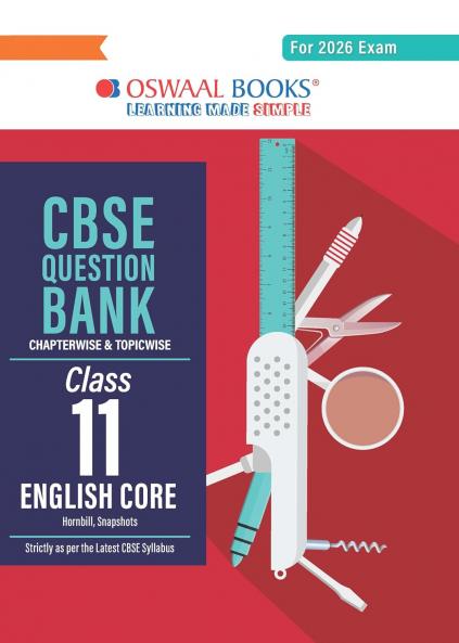 Oswaal CBSE Question Bank Class 11 English Core For 2026 Exam