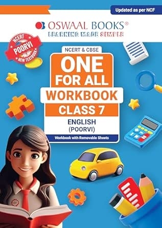 Oswaal NCERT & CBSE ONE FOR ALL WORKBOOK English (Poorvi) Class 7