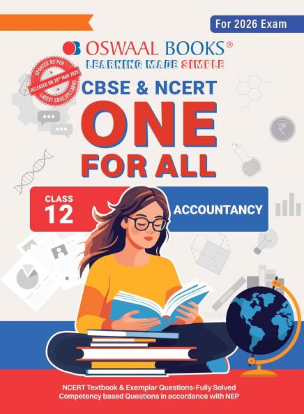 Oswaal CBSE & NCERT One for All Class 12 Accountancy (For 2026 Exam