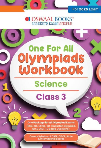 Oswaal One for All Olympiads Workbook Class 3 Science For 2025 Exam