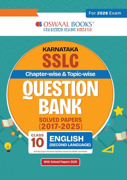 Oswaal Karnataka SSLC Chapterwise & Topicwise Question Bank Class 10 - English Second Language