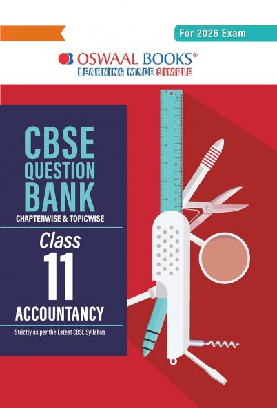 Oswaal CBSE Question Bank Class 11 Accountancy For 2026 Exam