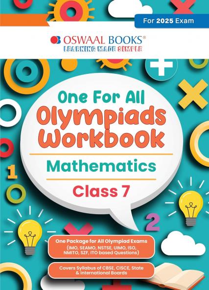 Oswaal One for All Olympiads Workbook Class 7 Mathematics For 2025 Exam