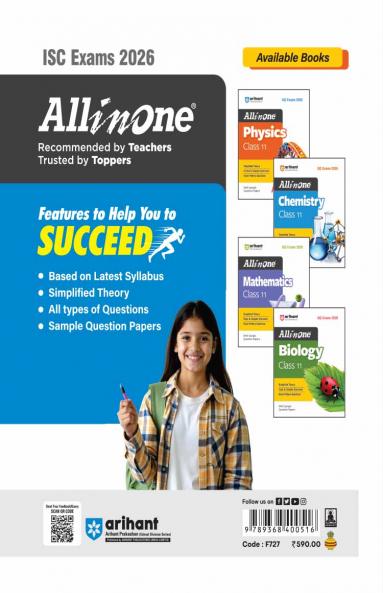 ISC All in One Chemistry Class 11 Exam 2026