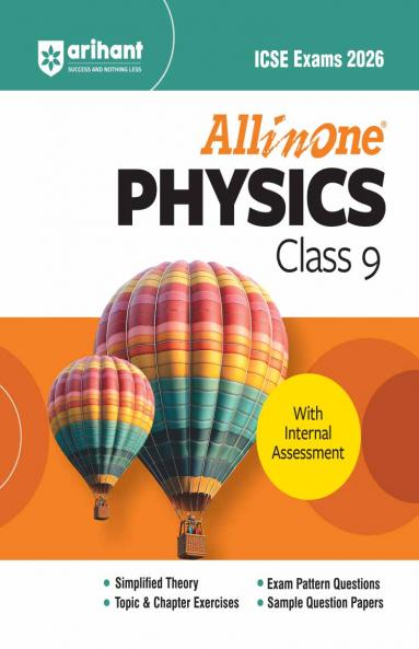 ICSE All In One Physics Class 9 Exam 2026