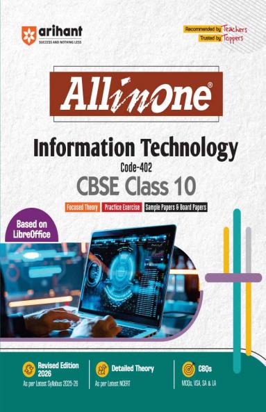 Arihant All In One Information Technology Class 10 for CBSE Exams 2025-26