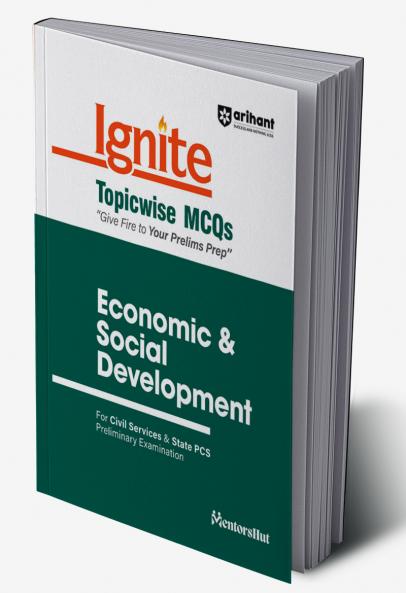 Ignite Topicwise MCQs Economics & Social Development For UPSC & State Pre Pcs Exams | English Medium