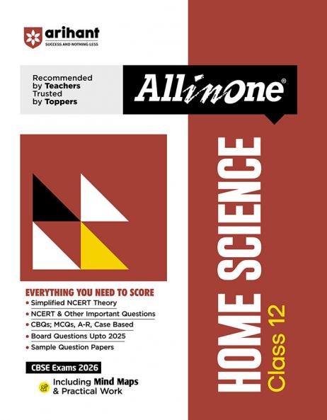 CBSE All In One Home Sience Class 12 Exam 2025-2026
