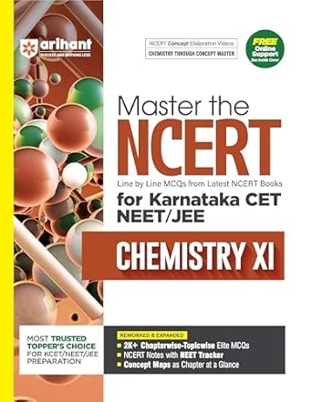 Master The NCERT For Karnatka CET NEET/JEE CHEMISTRY XI
