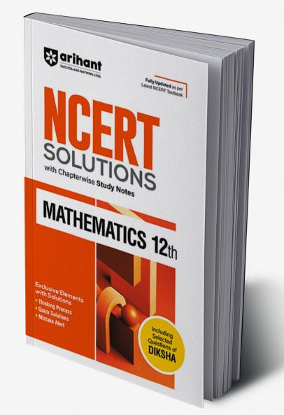 NCERT Solutions Mathematics Class 12th with Chapterwise Study Notes | English Medium