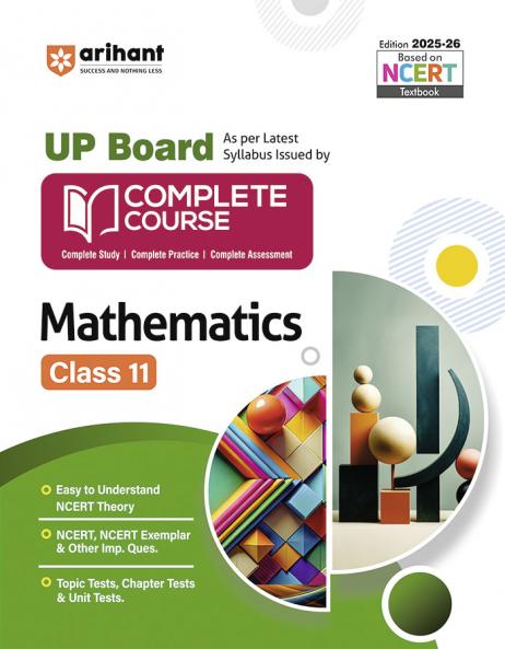 UP Board Complete Course Mathematics Class 11 Exam 2025-26 | NCERT Exemplar & Other Important Question, Topic Tests, Chapter Tests & Unit Tests| Based on NCERT