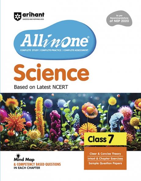 CBSE All in One Science Class 7 Exam 2025-26 | Sample Question Papers, Mind Map & Competency Based Questions | Based on Latest NCERT