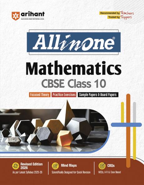 CBSE All In one Mathematics Class 10 Exam 2025-26