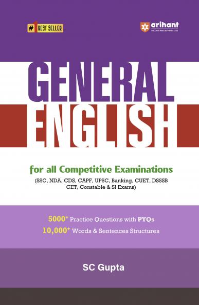 General English for All Competitive Examinations 2025