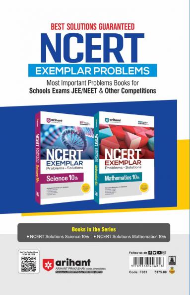 NCERT Solutions Mathematics Class 10th With Chapterwise Study Notes | English Medium